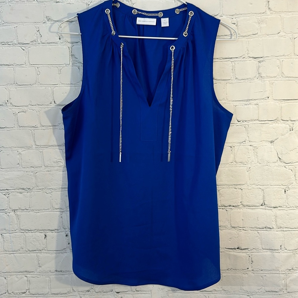New York & Company sleeveless blouse